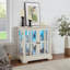 Grande armoire d'appoint avec porte en verre-1412075086