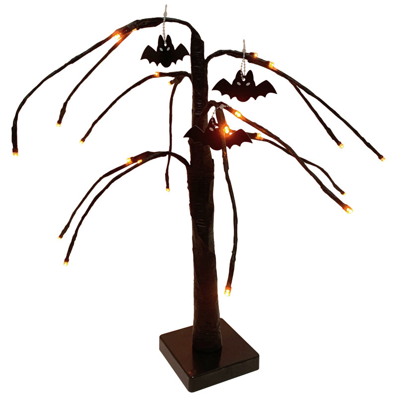 Arbre d'Halloween 24 po 24 lumières DEL