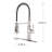 Touch Kitchen Faucet With Pull Down Sprayer-104406303