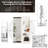 Wall Mounted Full Length Mirror, Full Body Mirror With Shelf, Full Body Mirror With Hook Wall Mounted Mirror With Multifunctional Design Panel, Bedroom/Living Room/Entrance White(47.6*15.7In)-1444652860