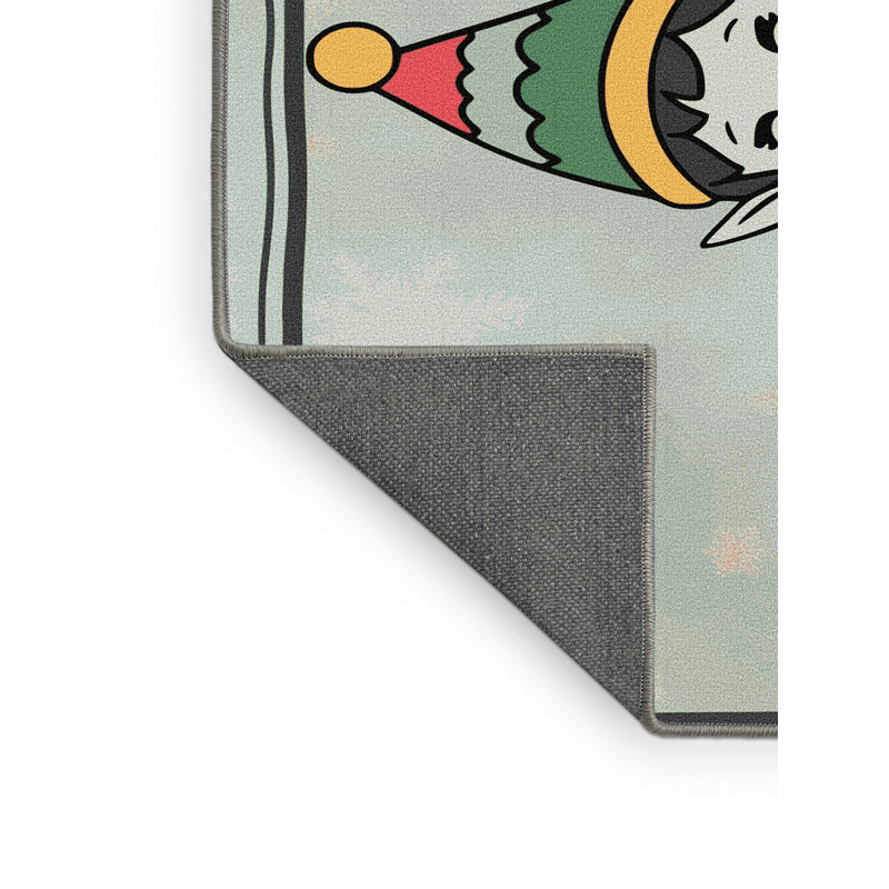 Tapis vacances de Noël The Holiday Aisle®, Rectangle 5 pi x 7 pi