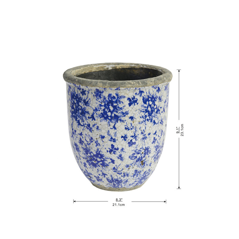 Pot à fleurs en terre cuite Freiman
