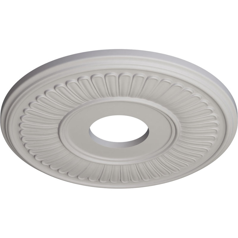 Médaillon de plafond Endurathane Berkshire, P 15 3/4 po x P 3 7/8 po x P 3/4 po (convient aux auvents jusqu'à 7 po)