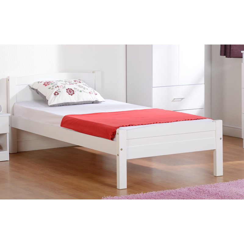 Auckland Bed Frame, White, Single (3')