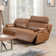 Manhattan 83" Wide Faux Leather Dual Power Recliner Sofa with Power Adjustable Headrest