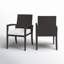 Chaise de terrasse avec coussin Alizee
