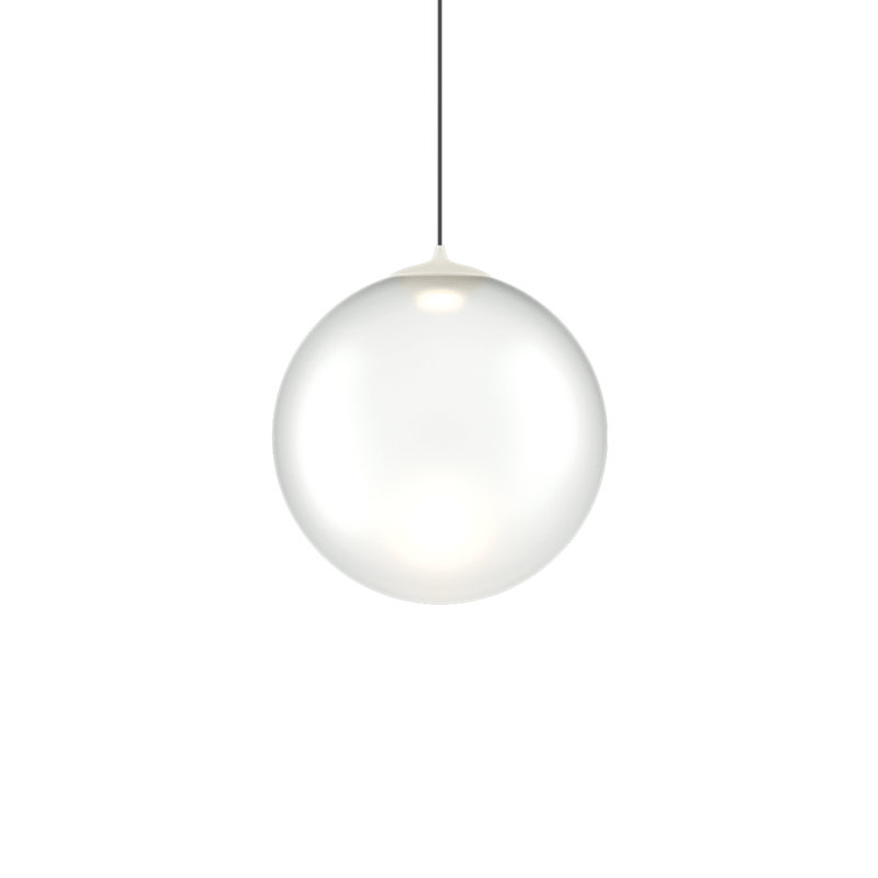 Lodes Solo 23 Suspension Lamp Low-V, Frosted White