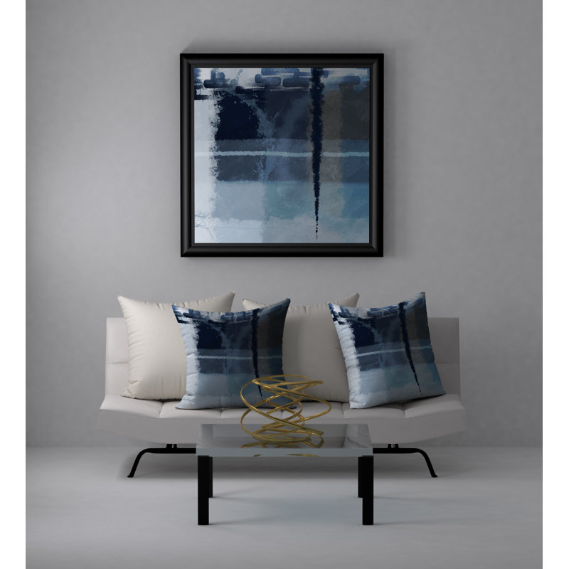 Housse de coussin décoratif carrée à multiples alertes, 18 po x 18 po