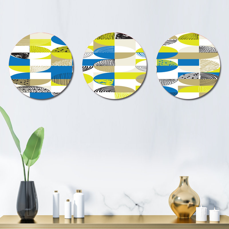 Ensemble de 3 décorations murales