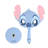 Stitch Ohana LED Handheld Makeup Mirror For Desk, Travel Makeup Mirror, Detachable Standing Base