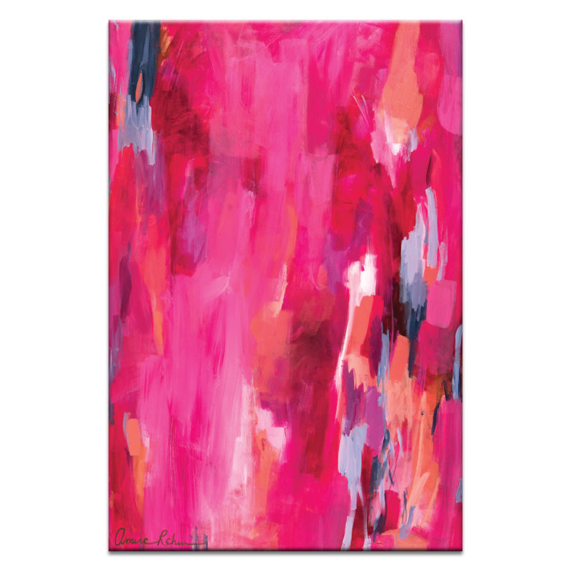 Mrs. President by Amira Rahim - Wrapped Canvas Painting, 152cm H x 102cm W, Timber Floater Frame