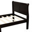 Lit plateforme simple en bois massif avec tête de lit et sans sommier tapissier, plateforme stable: Structure, facile à assembler-1637303618