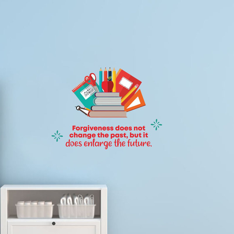 Text & Numbers Wall Decal, 15" H x 30" W