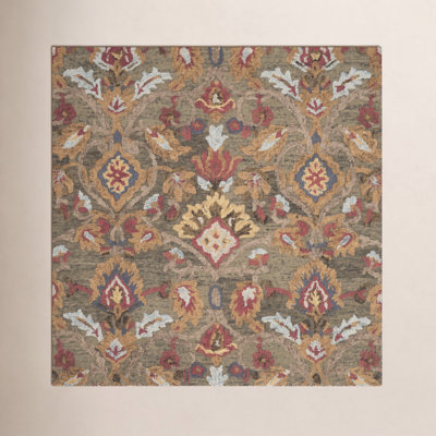 Tansy Wool Floral Indoor Rug