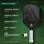 Palette de pickleball Joola Vision avec technologie de surface à prise en carbone texturée pour un maximum de rotation et de contrôle avec une puissance accrue - Raquette de pickleball en polypropylène à motif nid d'abeille-69734888