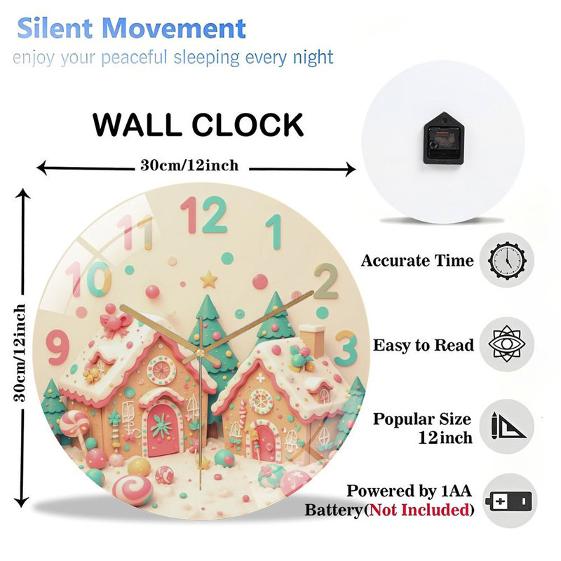 Horloge murale 12 po