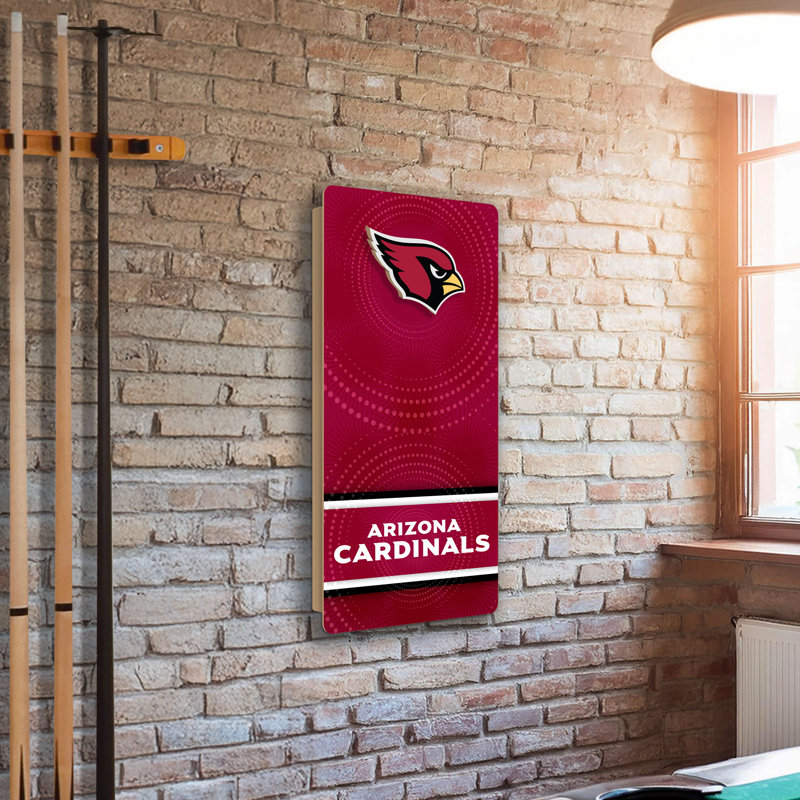 Mini-cornhole mural Arizona Cardinals