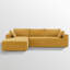 Canapé modulaire en L Chenille-680483150