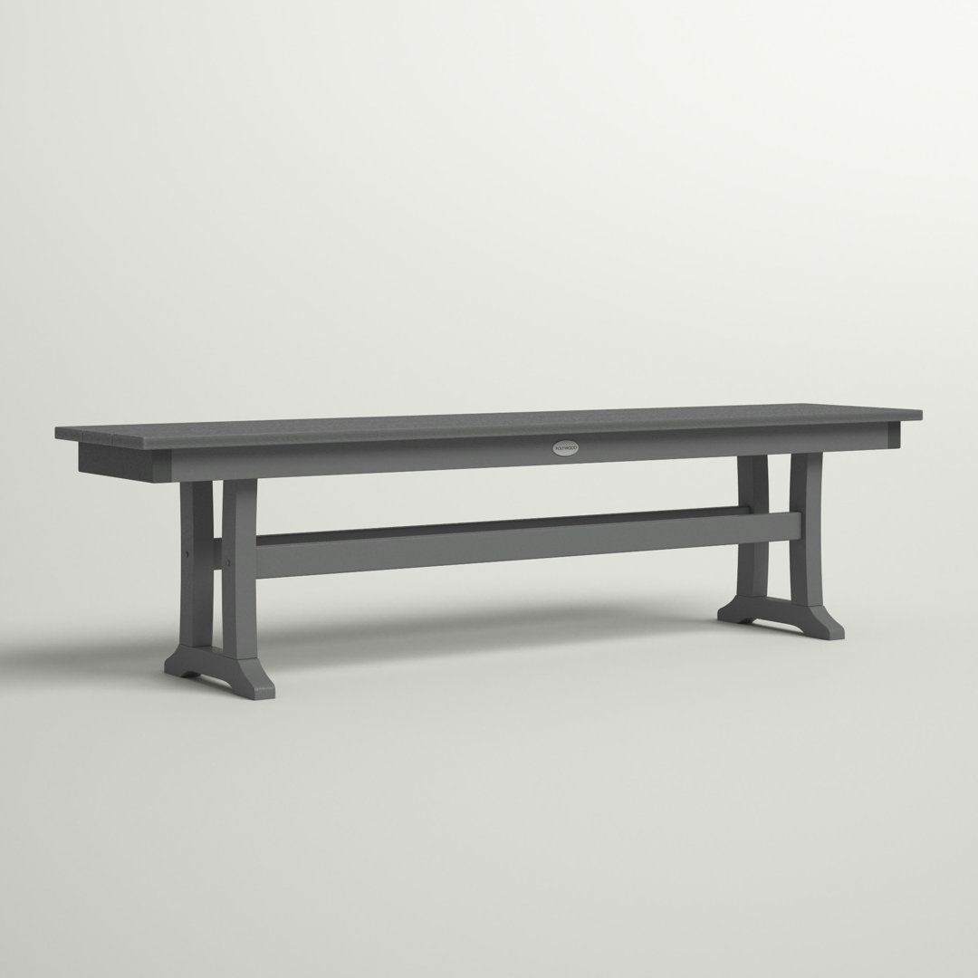 Farmhouse Trestle 65" Bench POLYWOOD® 