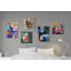 Art mural acrylique flottant lumineux