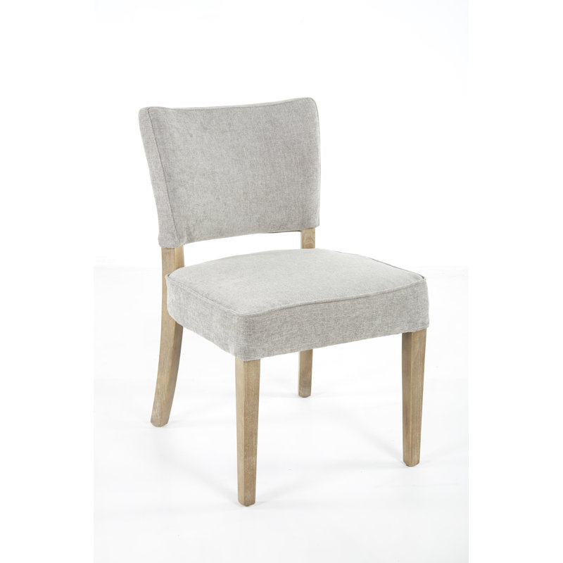 Chaise d'appoint de salle à manger de 21 po de largeur Halleck, Gris antique, Gris Anew