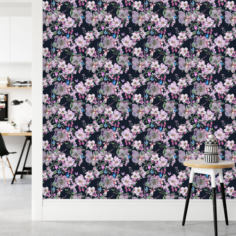 Floral Tile, 2.08' W x 10.42' L