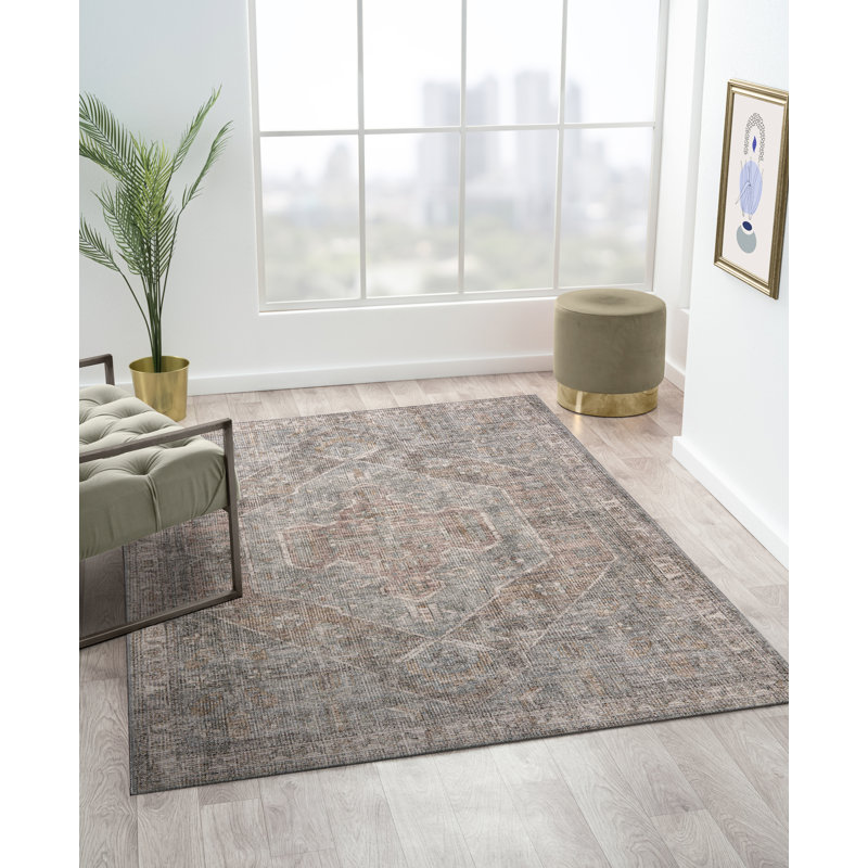 Maevah Avalon Mosaic Area Rug, Rectangle 1'10" x 2'10"