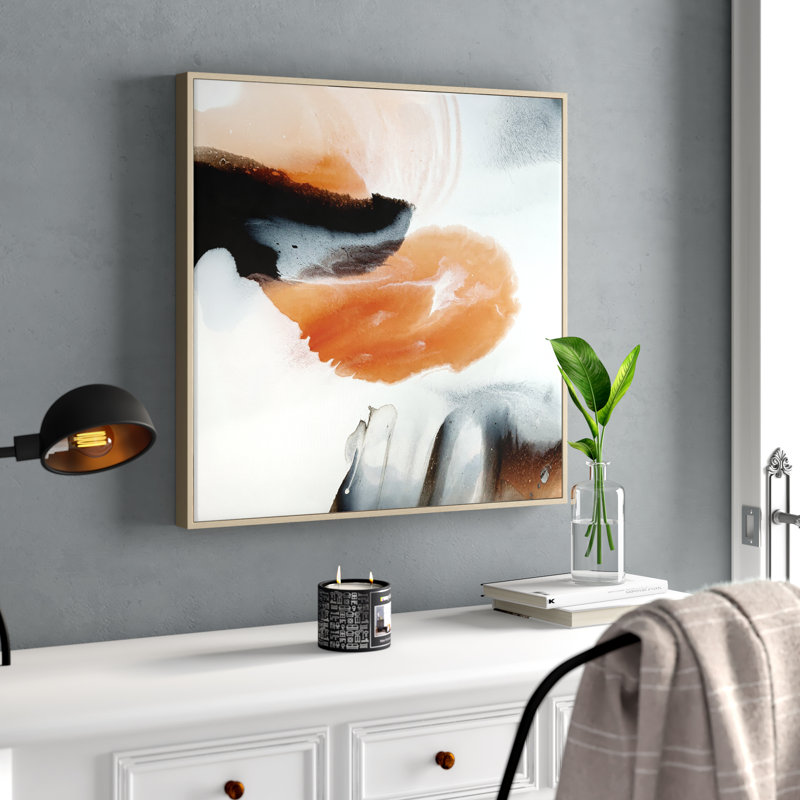 Flow 48 by Chalie MacRae - Print on Canvas, 102cm H x 102cm W, Timber 