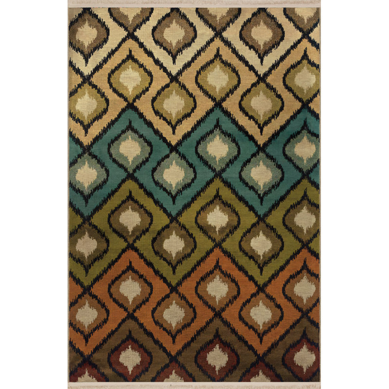 Tapis rectangulaire Crosson, Tapis de couloir 3 pi 4 po x 8 pi 3 po