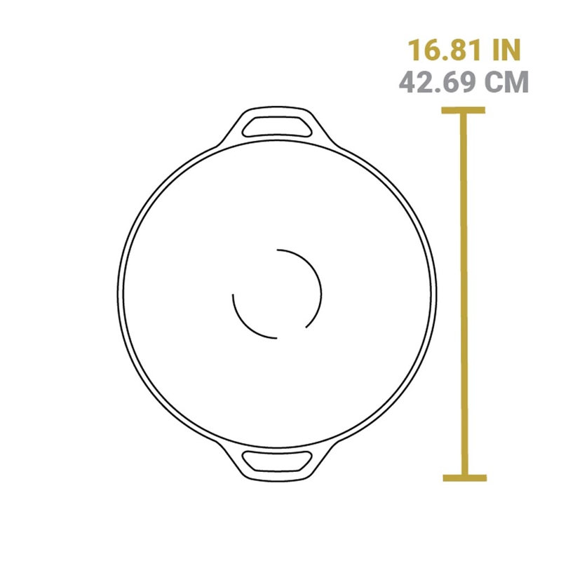 Lodge - Cast Iron Wok,  35.6cm