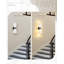 Applique murale moderne à 2 lumières avec abat-jour en verre givré, installation verticale ou horizontale réglable pour meuble-lavabo, coiffeuse, etc.-852184431