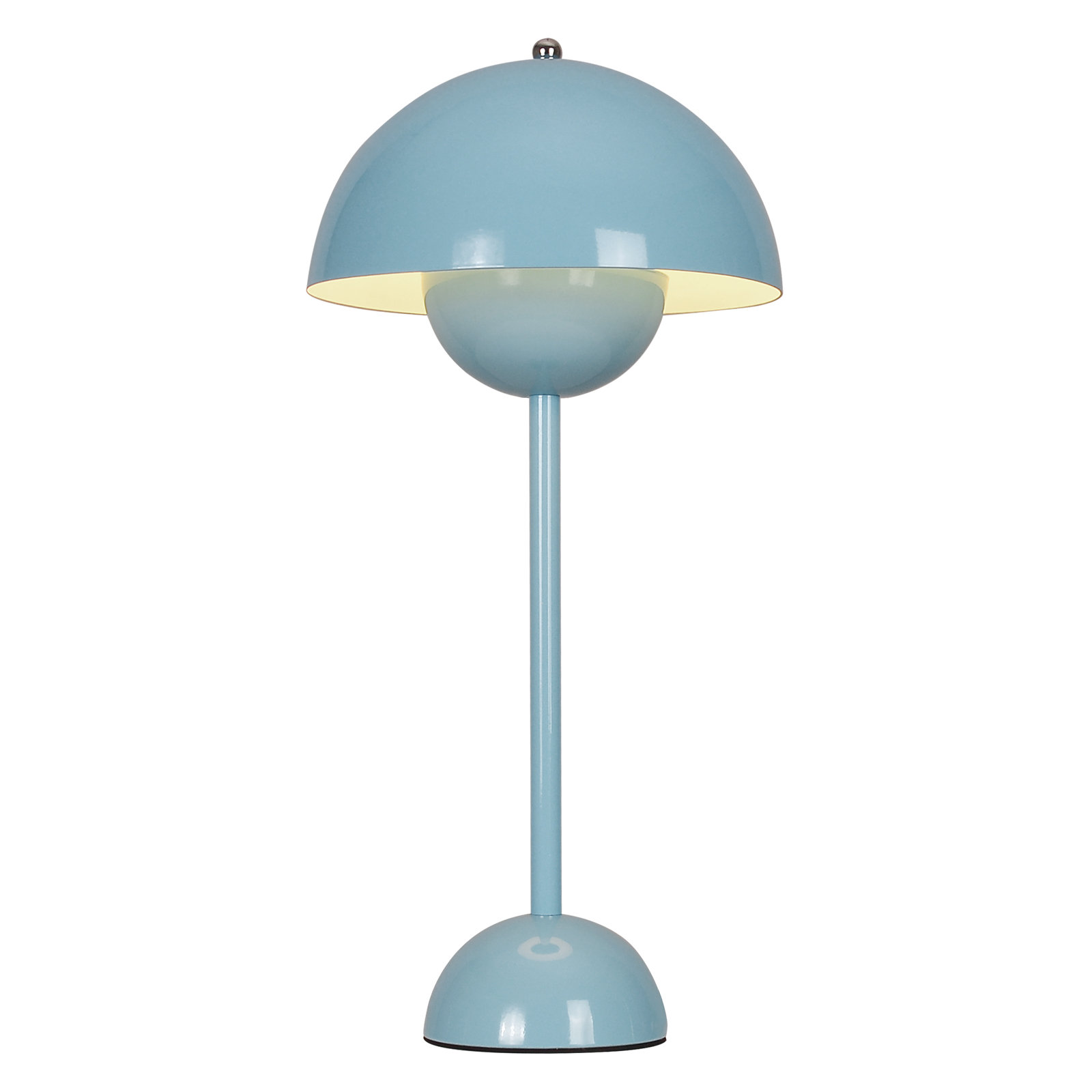 Brunilde Adjustable Metal Table Lamp, Blue, Blue