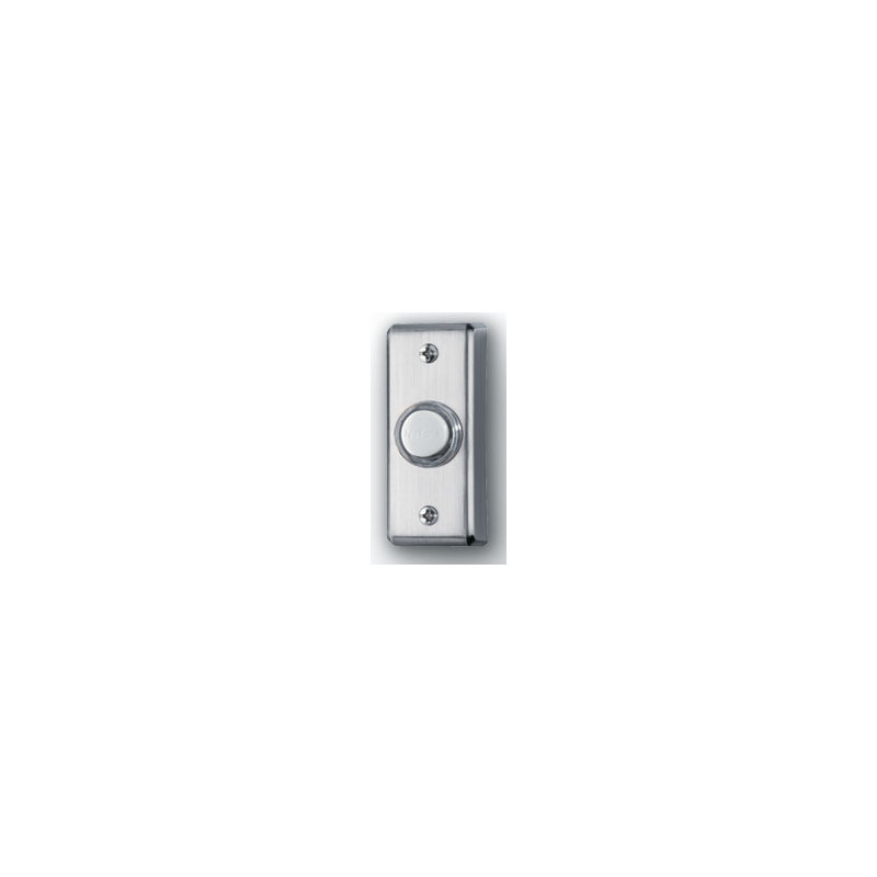 Push Button Doorbell, Satin Nickel