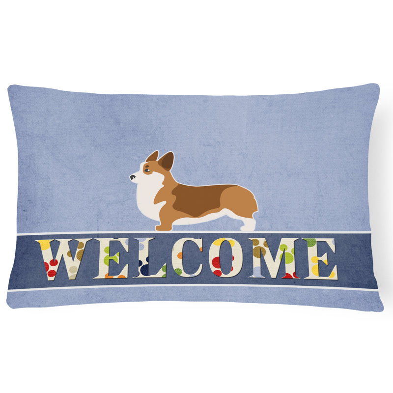  Coussin Corgi Welcome