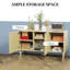 Buffet, armoire de cuisine avec tablettes réglables