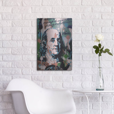 «Luxe», art mural «Franklin» par Luxe Graffiti