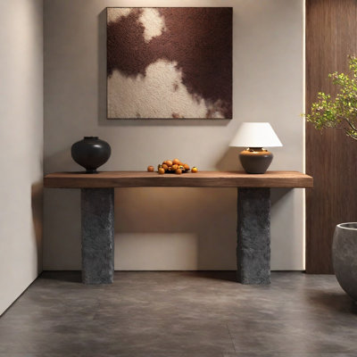 Retro Minimalist Console Table