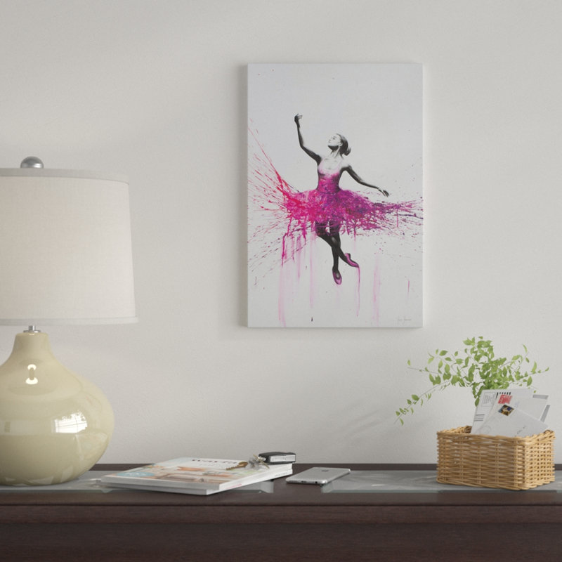 Impression sur toile, "love va nous guider, H 26 po x l 18 po x P 1,5 po, Toile avec cadre noir, Pas de tapis