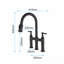 Kitchen Faucet With Pull-Down Sprayhead, Spot Resistant