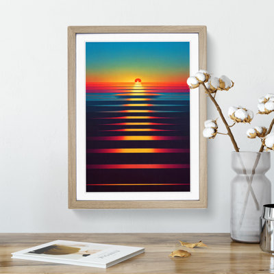 Tantalising Abstract Sunset - Wall Art