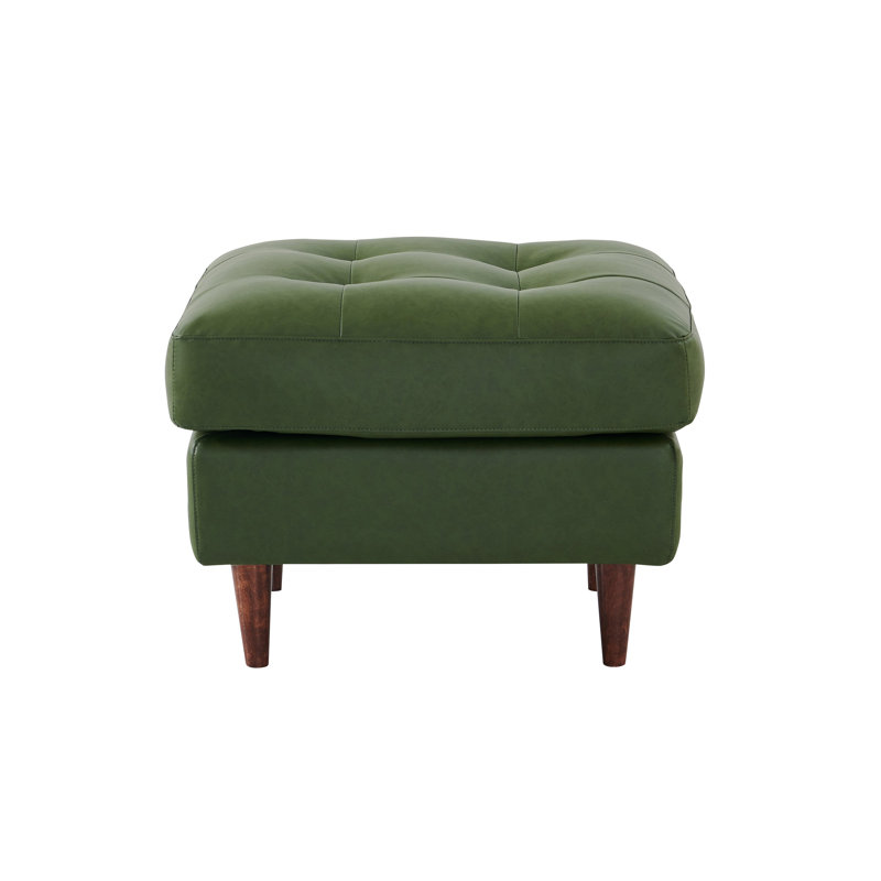 Fauteuil en cuir écologique Dannie, Similicuir vert