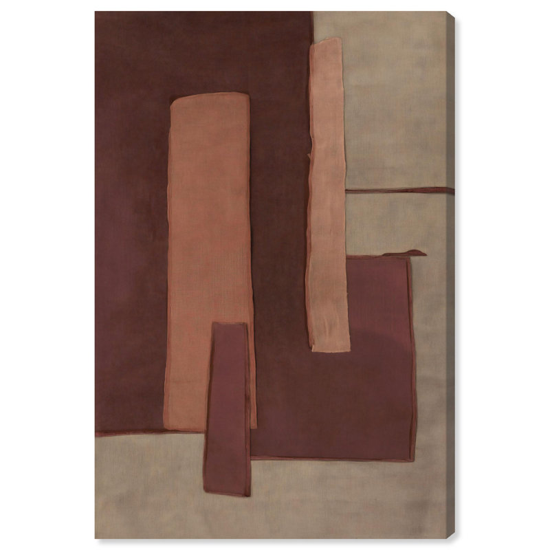 Décoration murale bohème Raw Edge II par Art Remedy, tendue sur châssis, 24 x 36, H 36 po x l 24 po