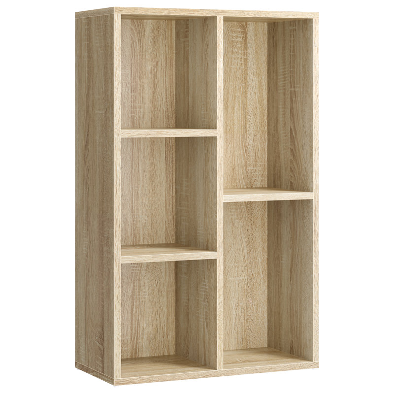 Arkwright 80cm H x 50cm W Standard Bookcase, ‎Light Oak