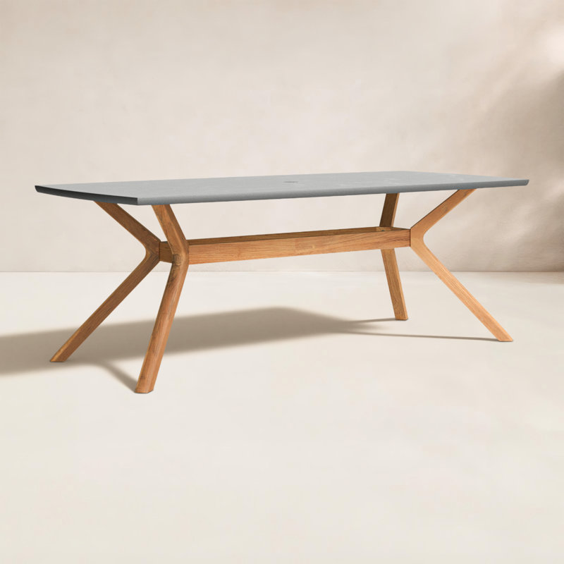 Katonah Outdoor Dining Table, 29.5" H x 87" W x 40" D