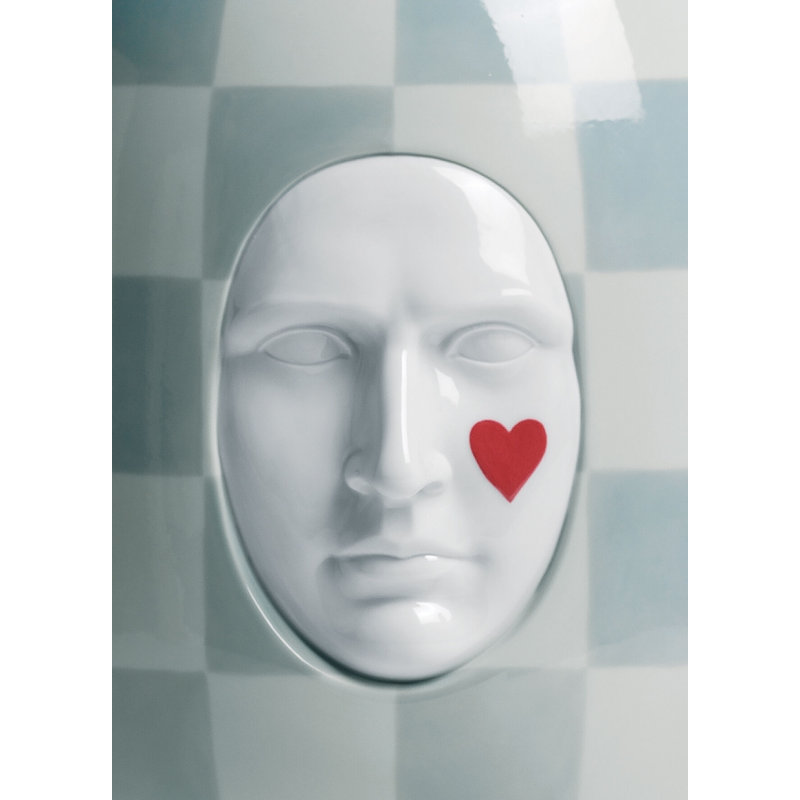 The Fantasy Blue/Gray 20.47" Porcelain Table Vase
