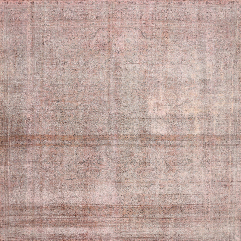 Tapis rouge contemporain, Carré 5 pi