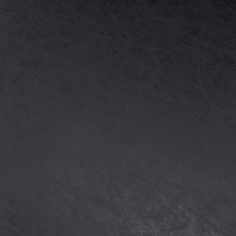 Chaise parsons rembourrée Seita, 6, Noir
