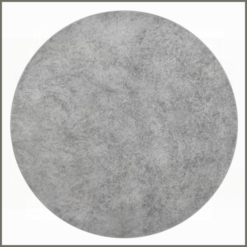 Table basse en fibre de béton gris patiné - charme rustique, utilisation polyvalente à l'intérieur et à l'extérieur