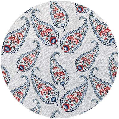 Napperon en cuir Indian Paisley