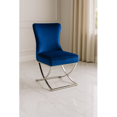 Arden Chrome Accent Chair